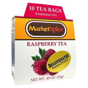 Market Spice Decaffeinated Raspberry Tea 10pk