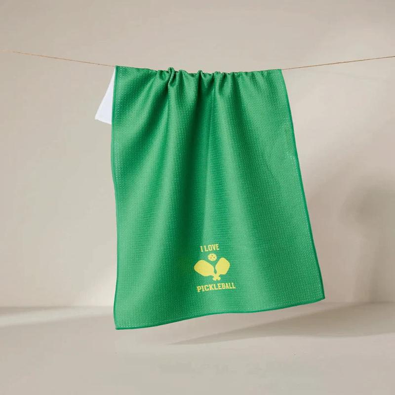 Geometry I Love Pickleball Tea Towel