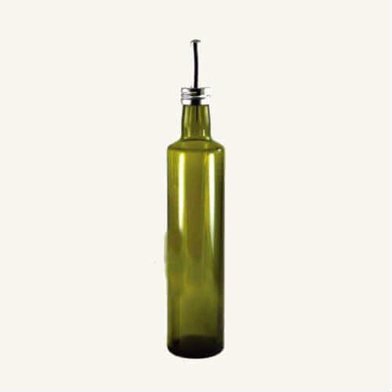 GH Olive Oil Cruet Round Green