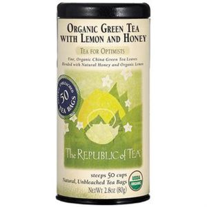 Republic of Tea Organic Green Lemon Honey Tea