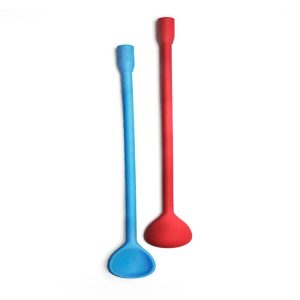 RSVP Silicone Long Handle Spoon Set/2