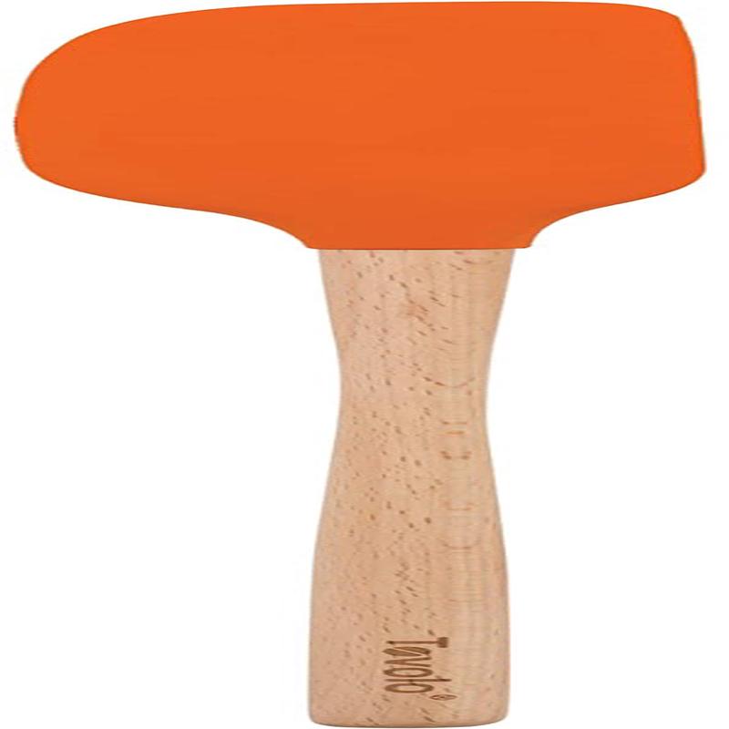 Tovolo Orange Spatula Wood Handle