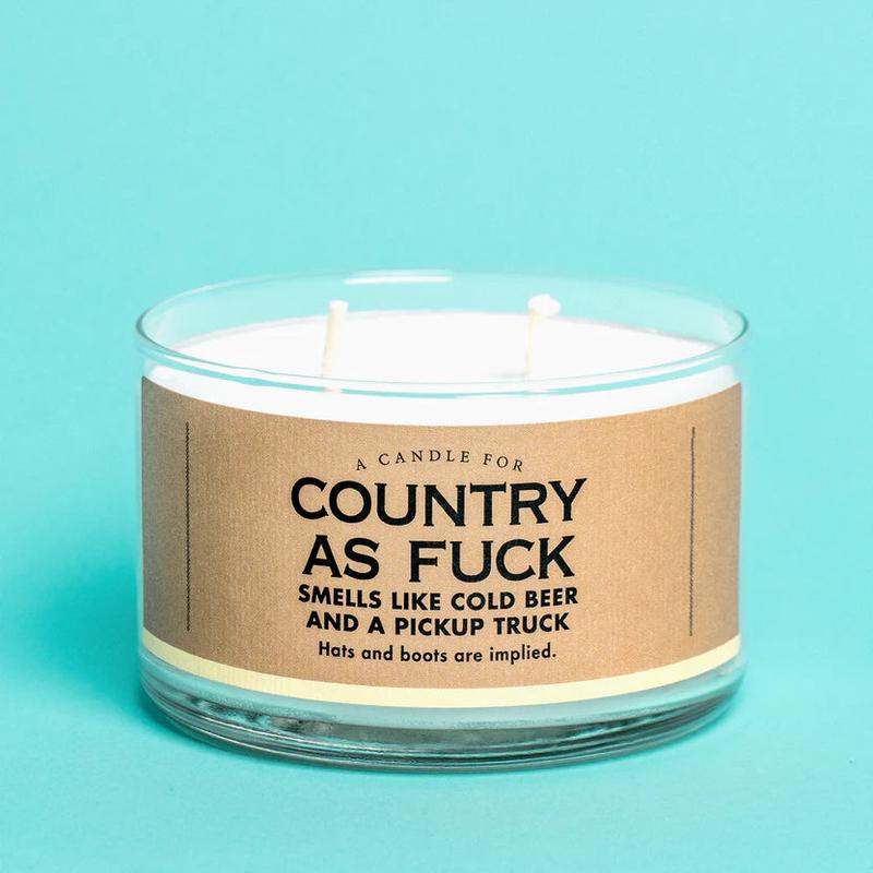 Whiskey River A Candle for Country as Fuck