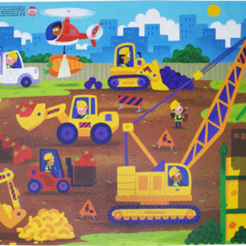 Constructive Eating Construction Placemat