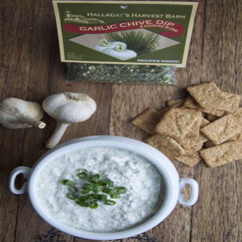 Halladay's Harvest Barn Garlic Chive Dip Mix