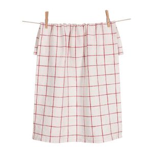 KAF Home Cherry Lyon Grid Towel