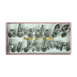 Meri Meri Alphabet Cookie Cutter Set