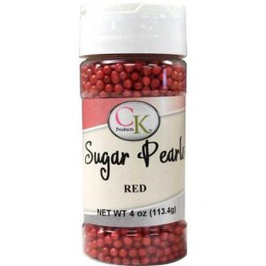 CKP Red Sugar Pearls