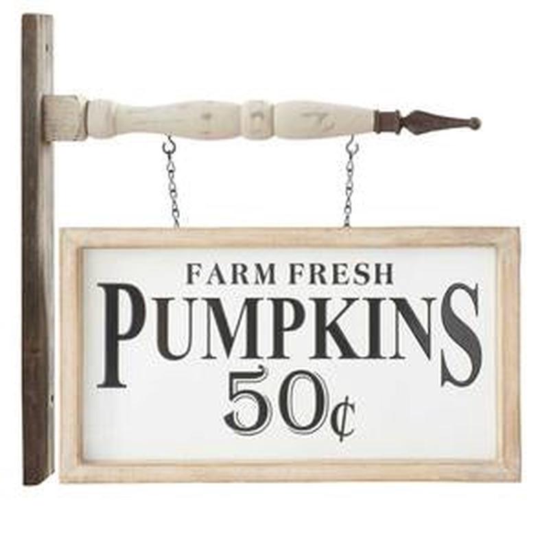 K & K Interiors Farm Fresh Pumpkins Hanging Ornament