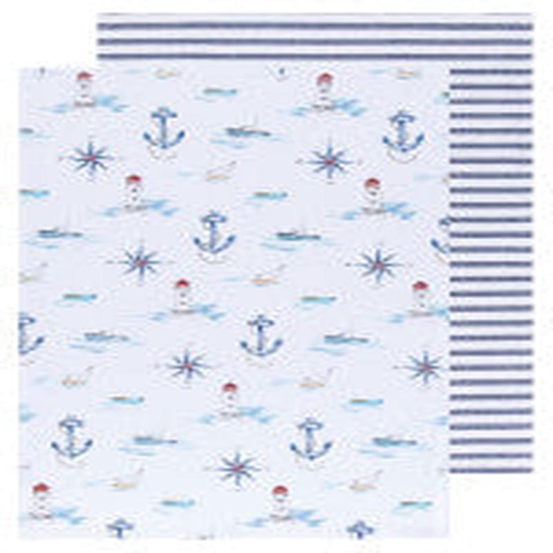 Now Designs Compass Design Dishtowel Set of 2