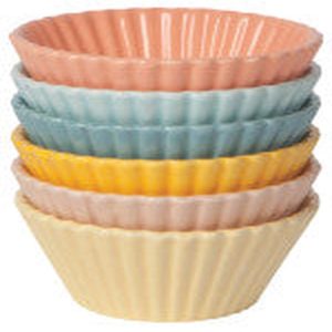 Now Designs Cloud Stoneware Baking Cups Set of 6
