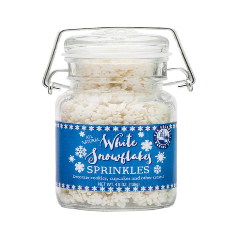 Pepper Creek Farms White Snowflake Sprinkles