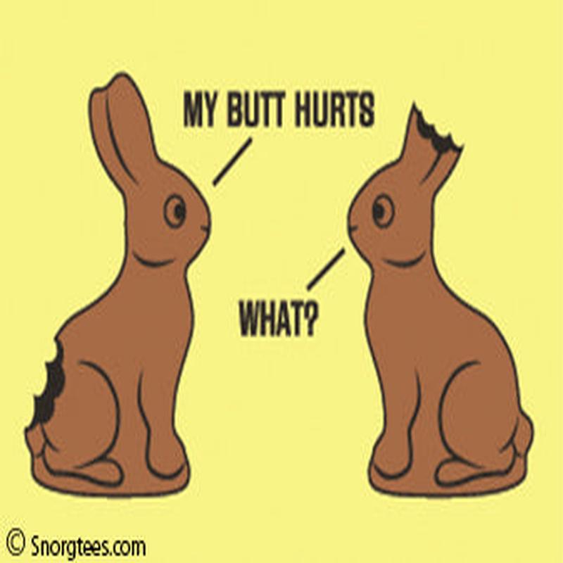 Ephemera Magnet My Butt Hurts