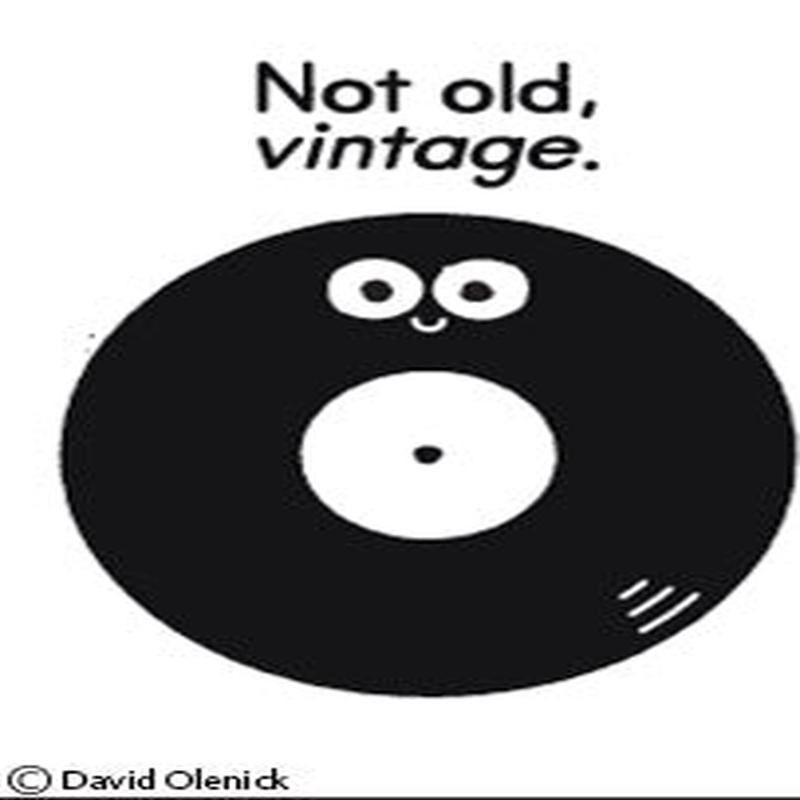 Ephemera Magnet Not Old, Vintage