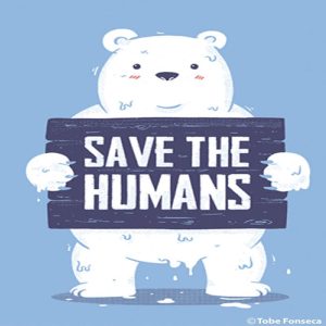 Ephemera Magnet Save the Humans