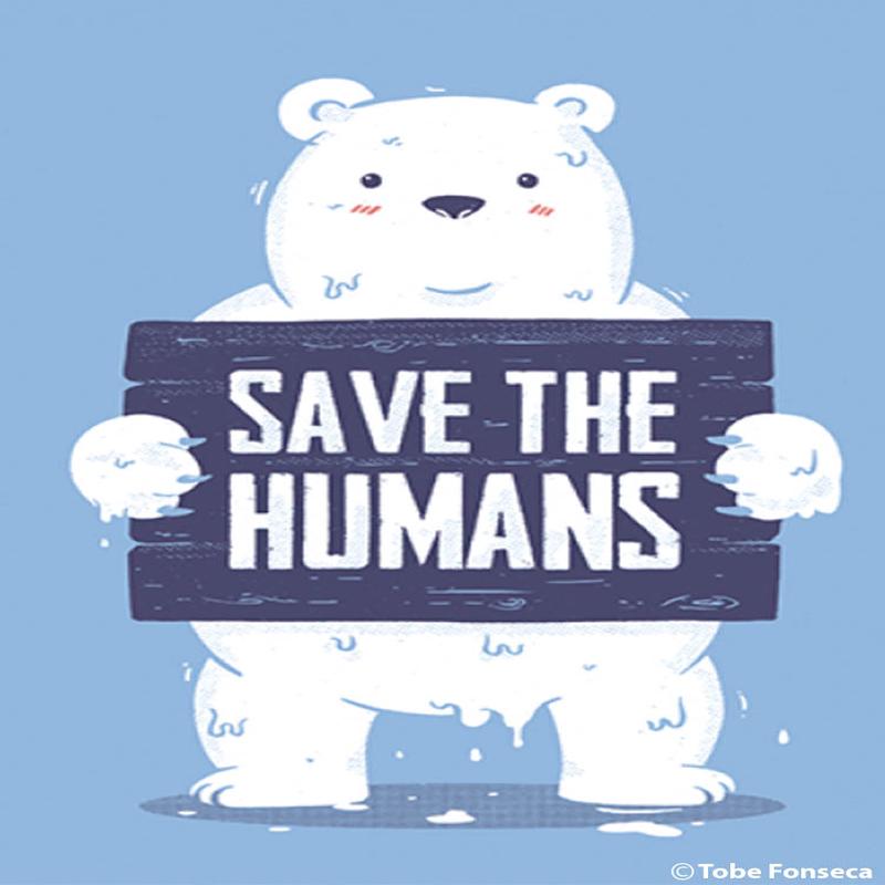 Ephemera Magnet Save the Humans