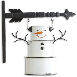 K & K  Interiors Snowman Hanging Ornament