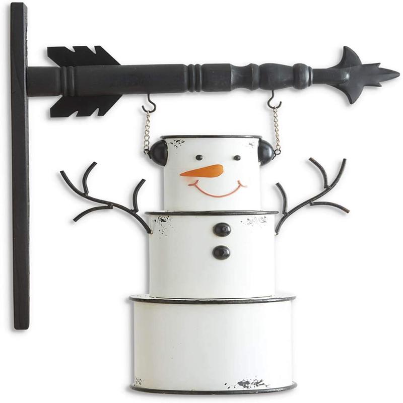 K & K  Interiors Snowman Hanging Ornament