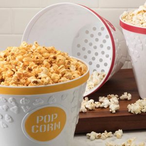 Hutzler Large Yellow Popcorn Bucket