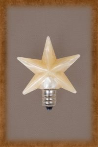 Vickie Jean's Creations Medium Star Warm Candelabra Bulb