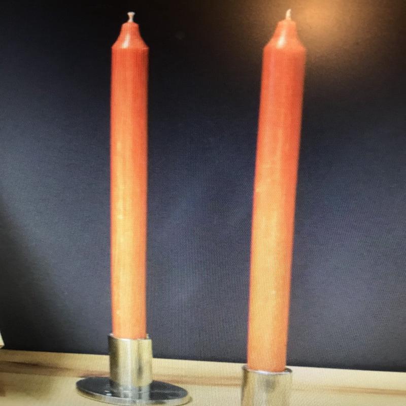 Jande's 12" Kiri Taper Dinner Candle Florentine