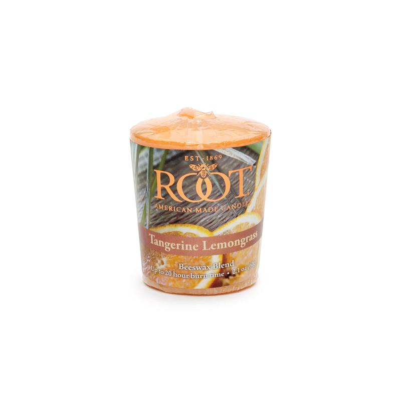 Root 20 Hour Tangerine Lemongrass Votive Candle