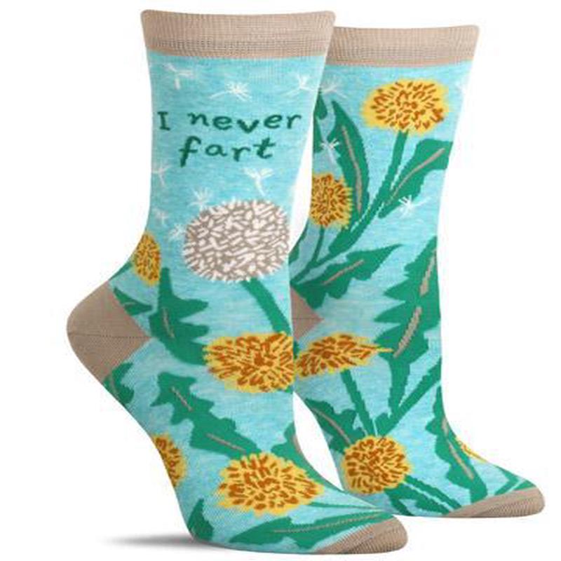 Blue Q I Never Fart Womens Crew Socks