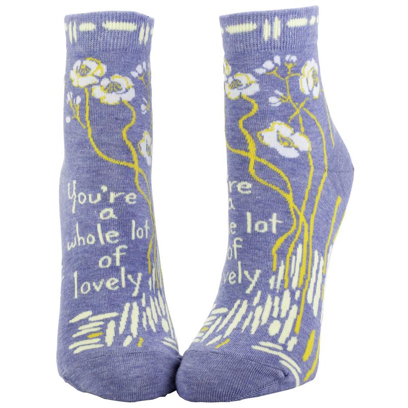 Blue Q You're A Whole Lotta Lovely Womens Ankle Socks