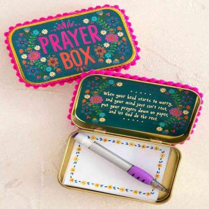Natural Life Prayer Box Slate Blue