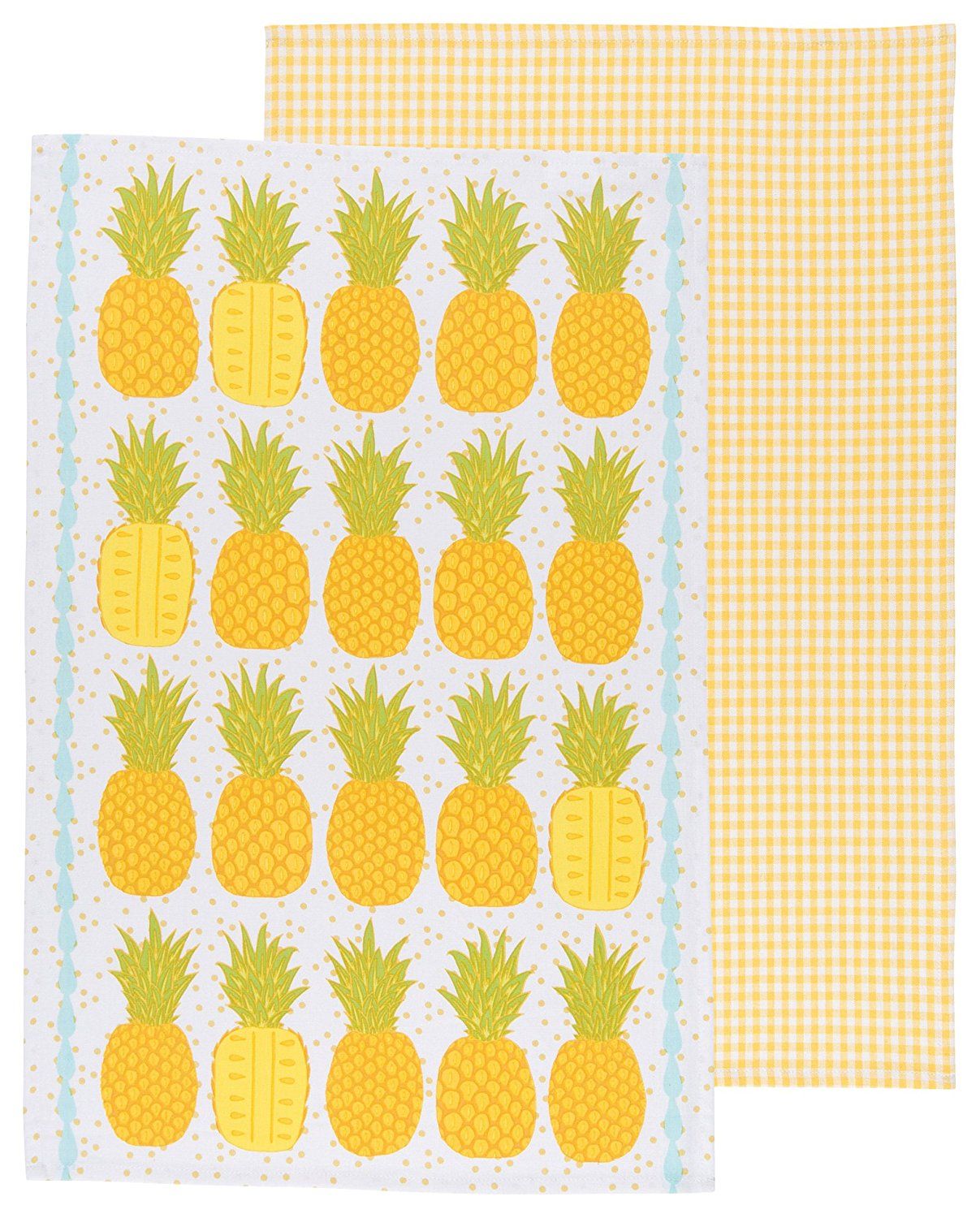 NOW Designs Pineapples Dishtowel Set of 2