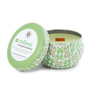 Root Seeking Balance Relieve Eucalyptus Menthol Travel Candle
