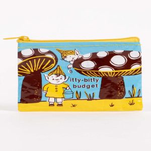 Blue Q Coin Purse itty-bitty budget
