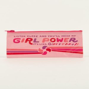 Blue Q Girl Power Pencil Case