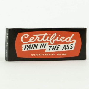 Blue Q Gum Certified Pain In The Ass