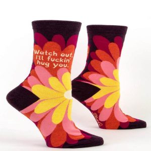 Blue Q I'll Hug You Womens Crew Socks