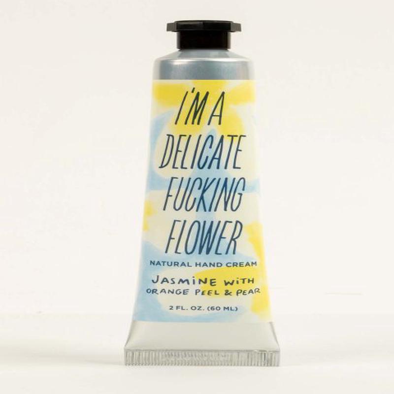 Blue Q I'm A Fucking Flower Hand Cream Jasmine with Orange Peel and Pear