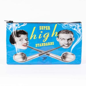 Blue Q Zipper Pouch Super High Standards
