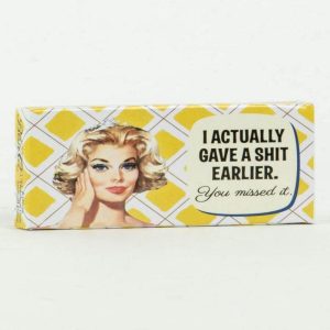 Blue Q Gum I Actually Gave A Shit Earlier.