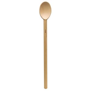 HIC Kitchen Deluxe Heavyweight French Beechwood Spoon, 17.75in
