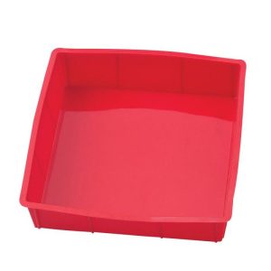 HIC Mrs. Anderson's Baking Silicone Square Cake Pan, 9in