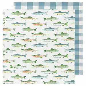 Now Designs Gone Fishin' Dish Towel Set of 2