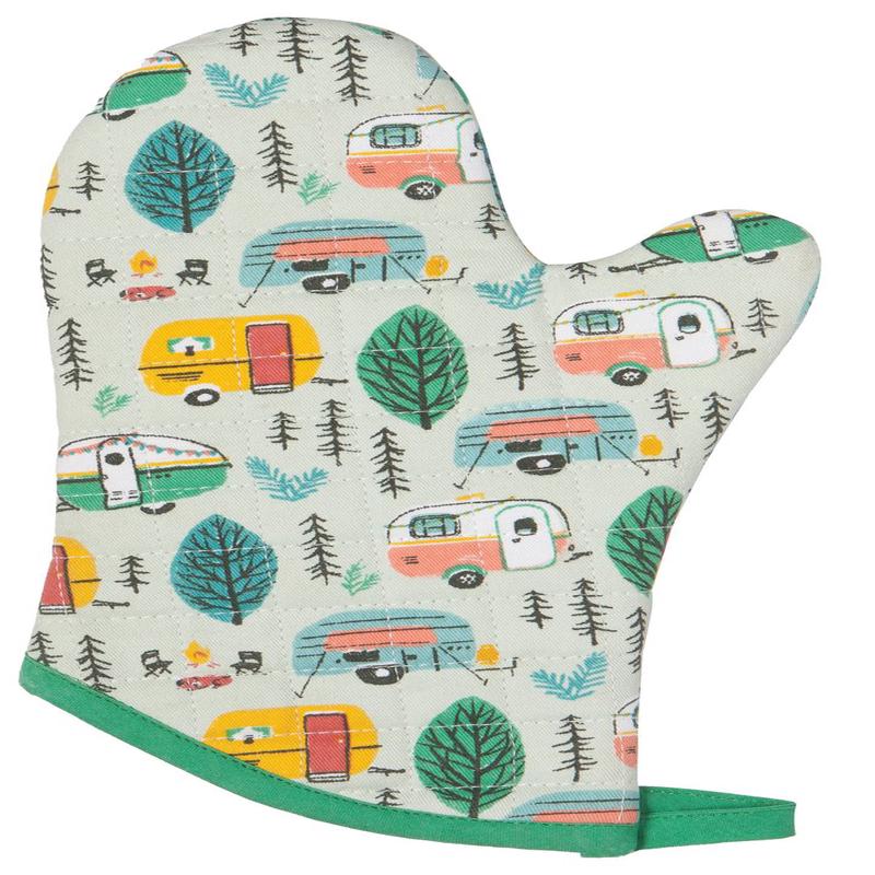 Now Designs Oven Mitt Happy Camper