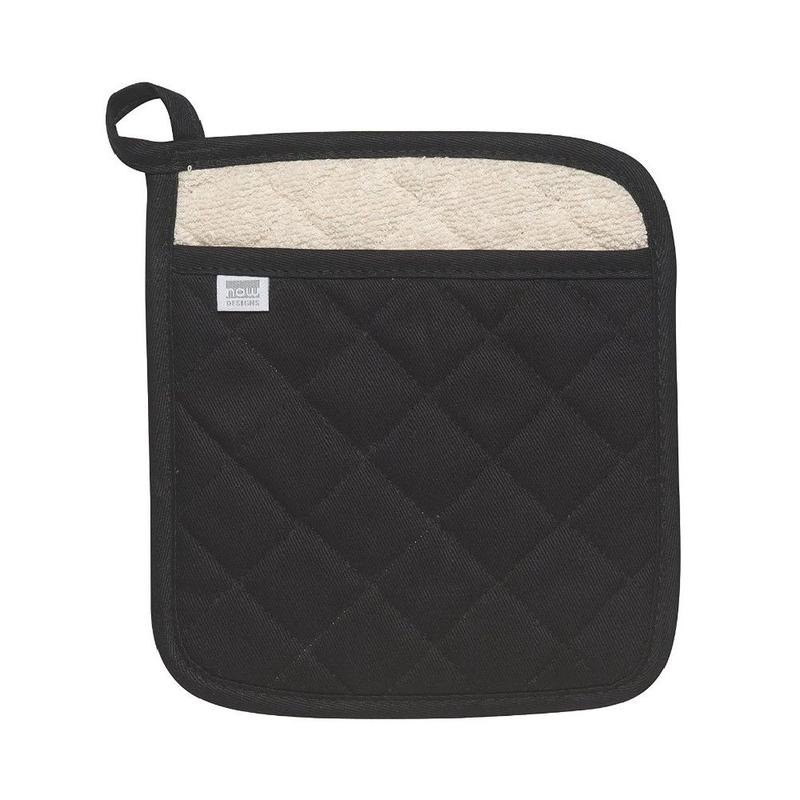 Now Designs Pot Holder Superior Black