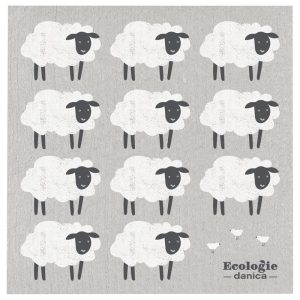 Now Designs Swedish Dishcloth counting Sheep