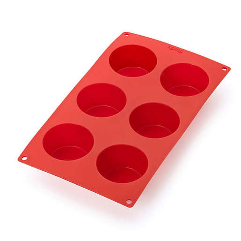 HIC 6 Cup Silicone Muffin Pan