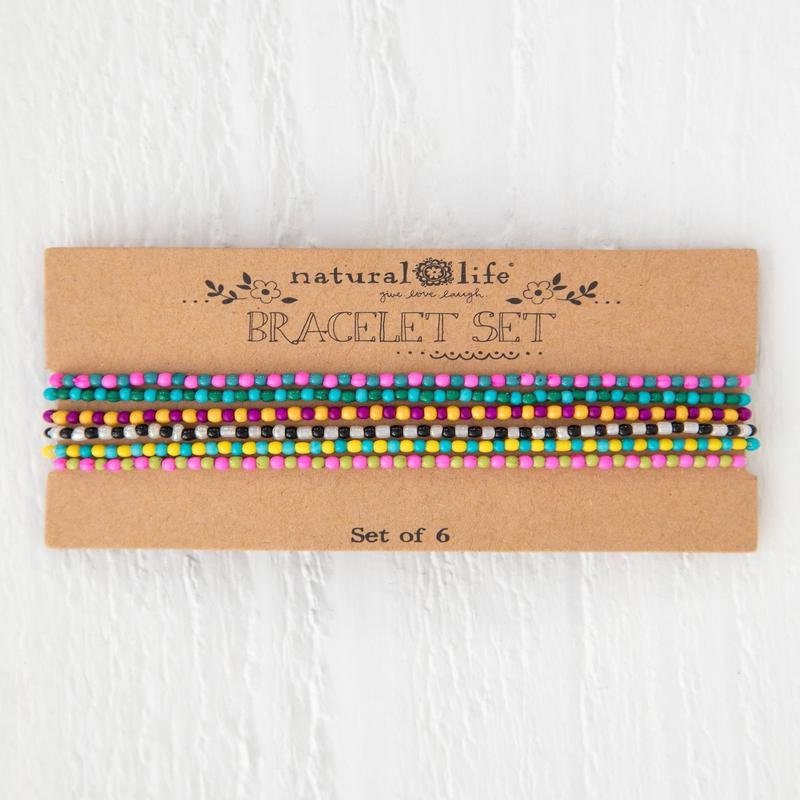 Natural Life Beaded Bracelet Set