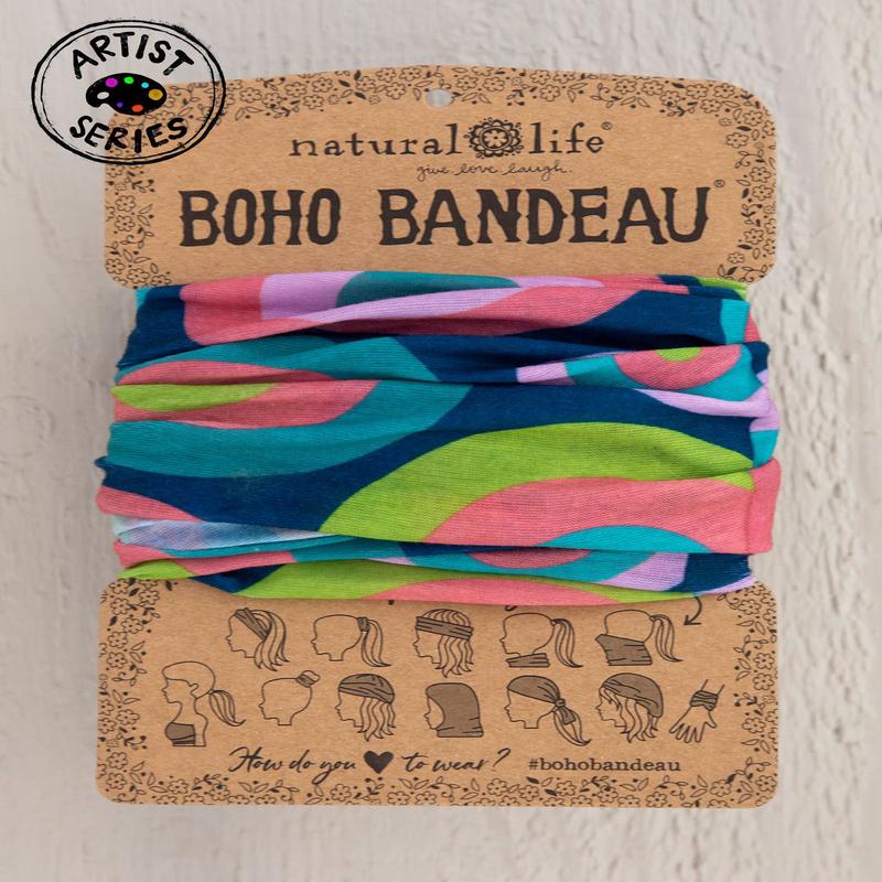 Natural Life Turquoise Circles Boho Bandeau