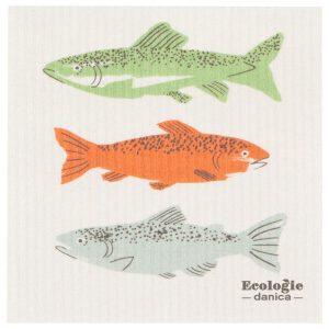 Now Design Swedish Dishcloth Gone Fishin'