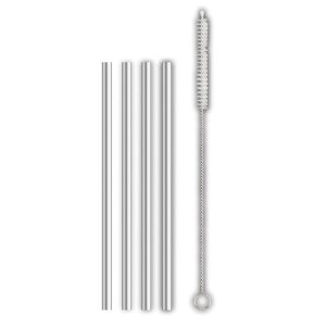 HIC Cocktail Straws w/Brush