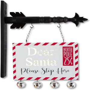 K&K Dear Santa LED Postcard